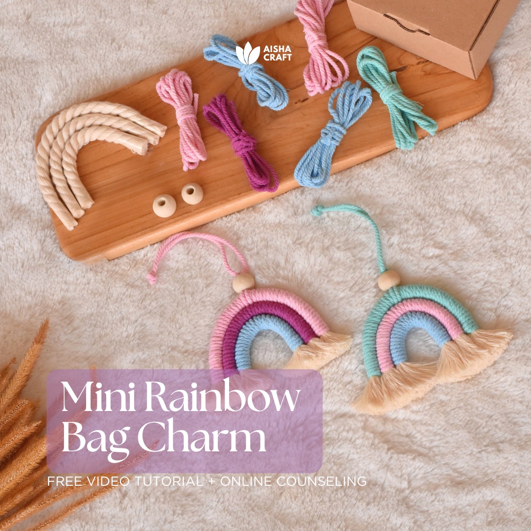 DIY Starter KIT Rainbow Bag Charm